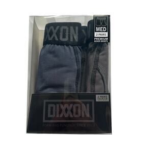 Dixxon Premium Men's Boxer Briefs - 2-Pack, Grey/Blue - Size M